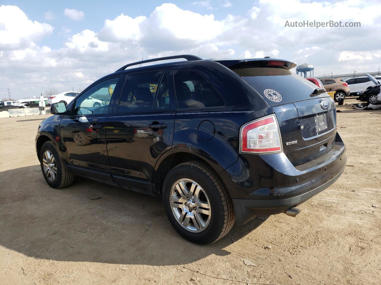 2010 Ford Edge Sel Черный vin: 2FMDK4JC1ABB55650