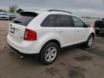 2014 Ford Edge Sel White vin: 2FMDK4JC1EBA26328