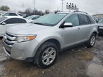 2014 Ford Edge Sel Silver vin: 2FMDK4JC1EBA75478