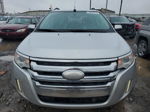 2014 Ford Edge Sel Silver vin: 2FMDK4JC1EBA75478