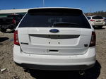 2014 Ford Edge Sel White vin: 2FMDK4JC1EBB26610