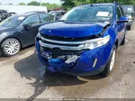 2014 Ford Edge Sel Blue vin: 2FMDK4JC1EBB53645