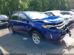 2014 Ford Edge Sel Blue vin: 2FMDK4JC1EBB53645