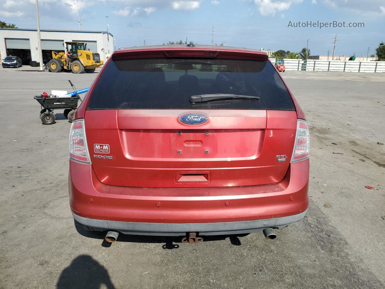 2010 Ford Edge Sel Red vin: 2FMDK4JC2ABA30348