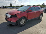 2010 Ford Edge Sel Red vin: 2FMDK4JC2ABA30348