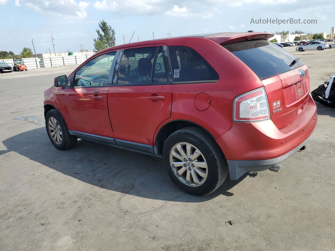 2010 Ford Edge Sel Red vin: 2FMDK4JC2ABA30348