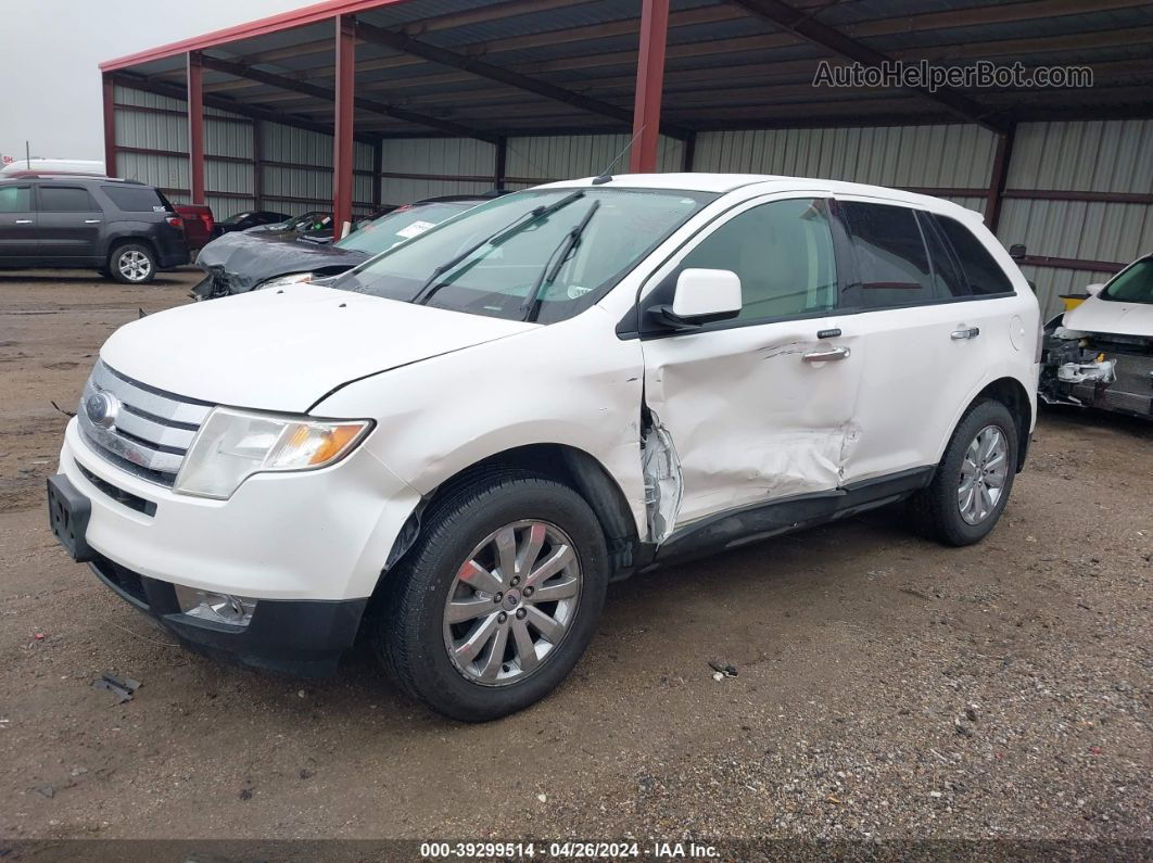 2010 Ford Edge Sel White vin: 2FMDK4JC2ABA73815