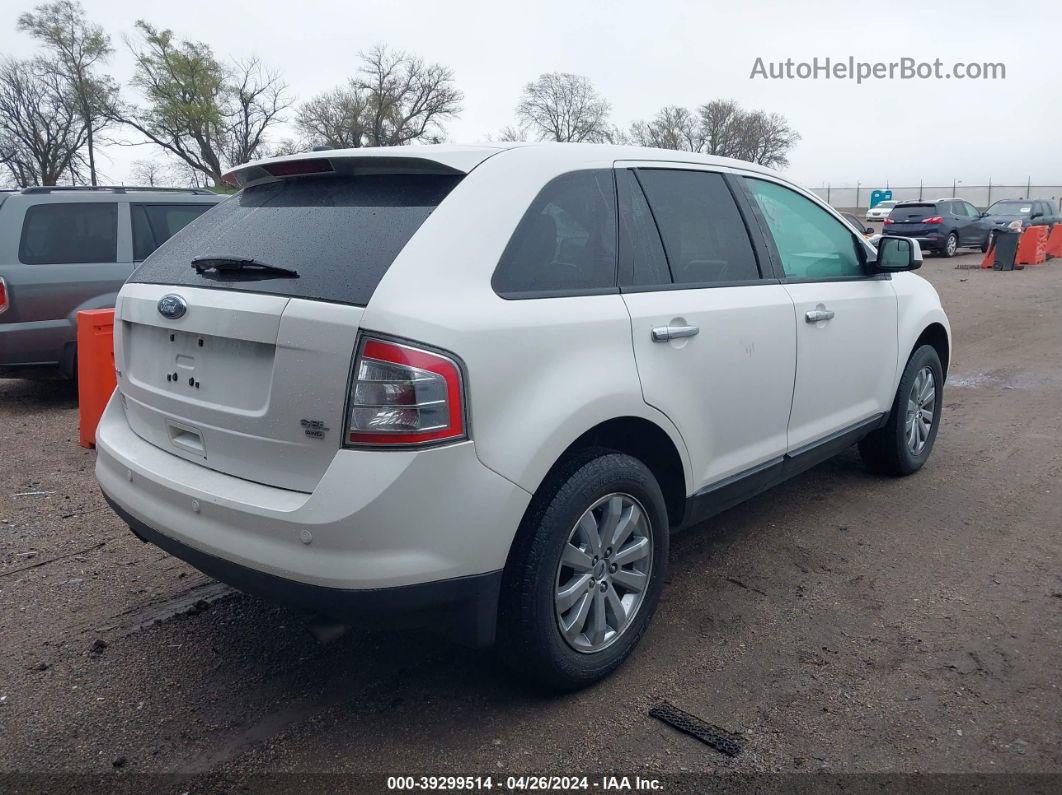 2010 Ford Edge Sel White vin: 2FMDK4JC2ABA73815