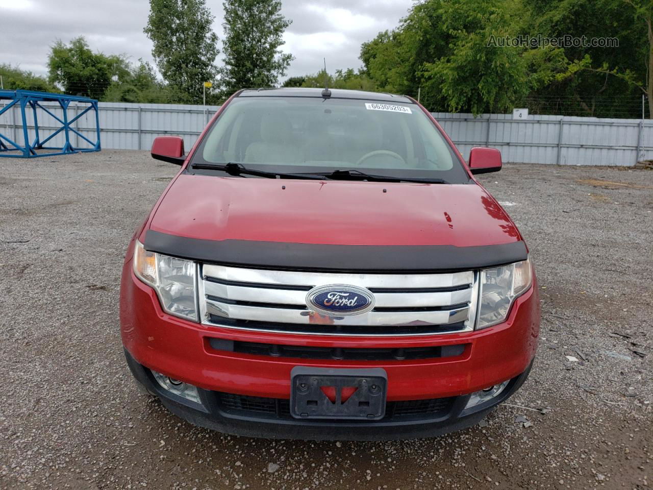 2010 Ford Edge Sel Red vin: 2FMDK4JC2ABB00379