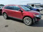 2014 Ford Edge Sel Red vin: 2FMDK4JC2EBA22191