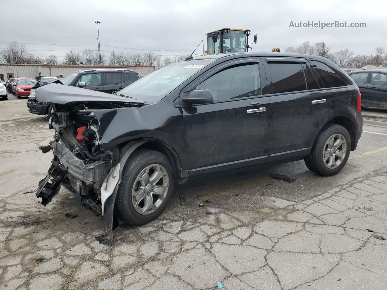 2014 Ford Edge Sel Black vin: 2FMDK4JC2EBB85293