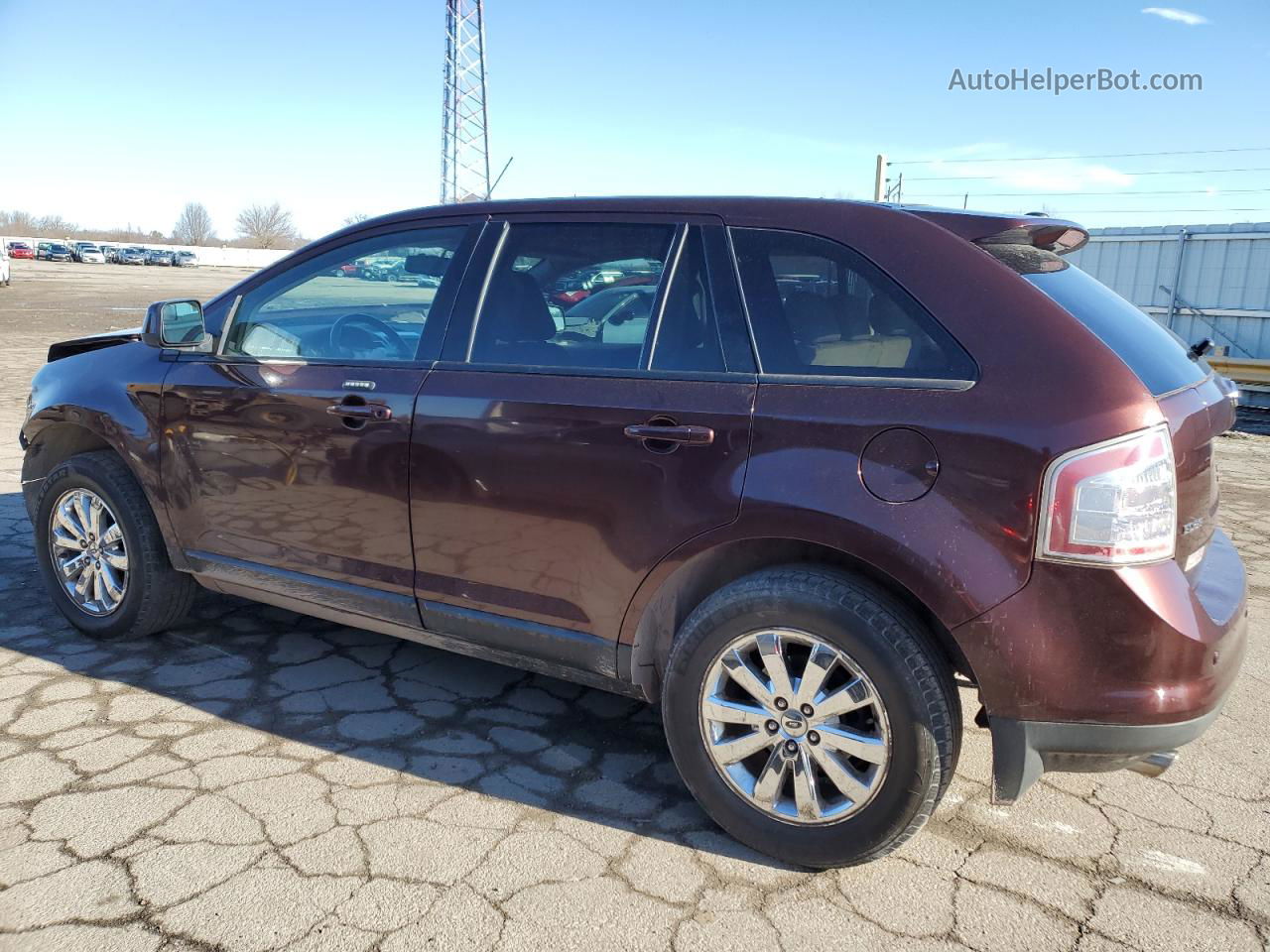 2010 Ford Edge Sel Burgundy vin: 2FMDK4JC3ABA51984