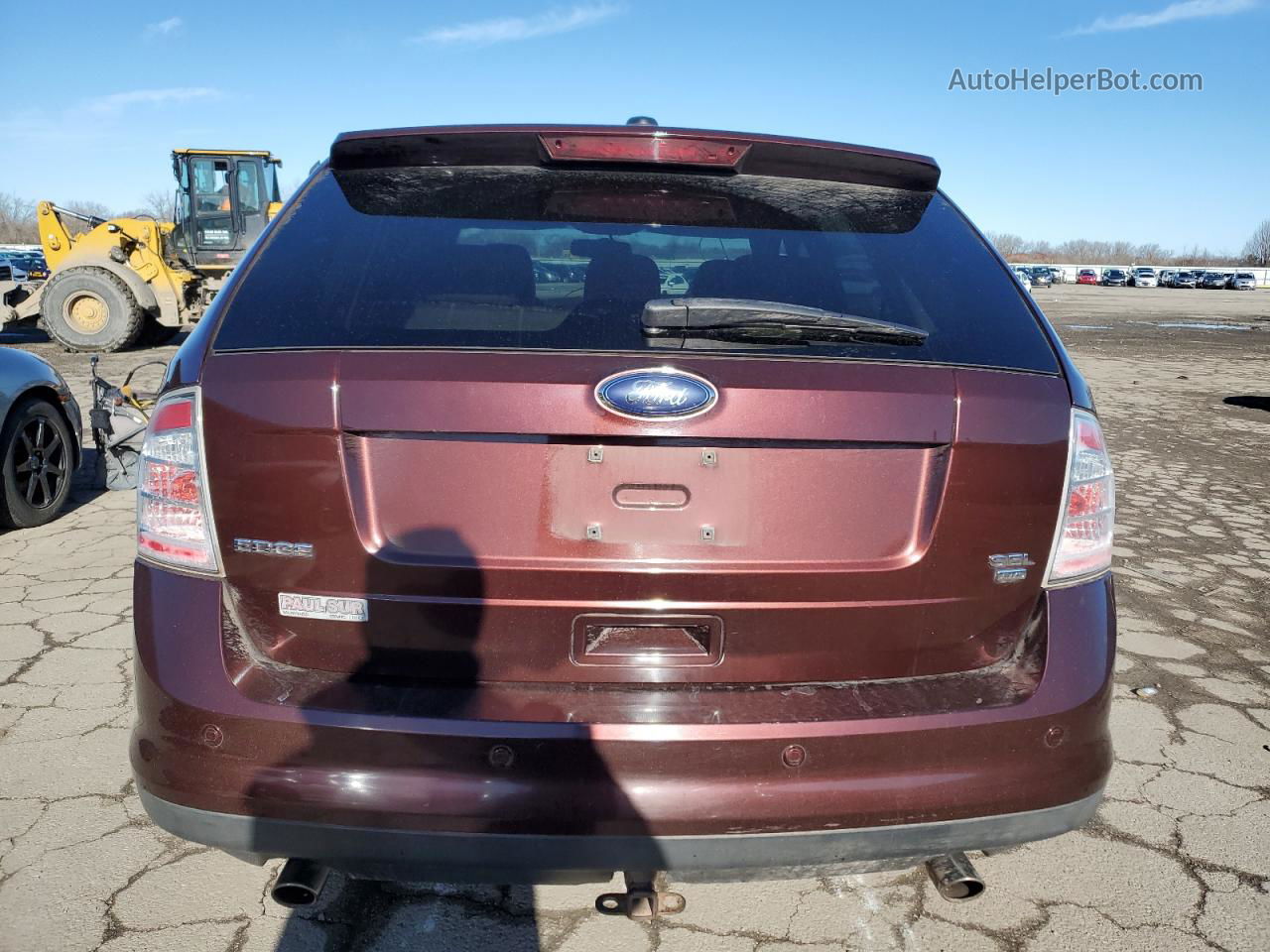 2010 Ford Edge Sel Burgundy vin: 2FMDK4JC3ABA51984