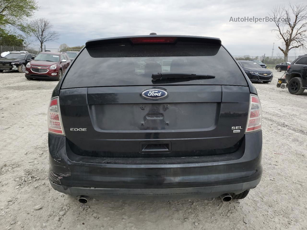 2010 Ford Edge Sel Black vin: 2FMDK4JC3ABA63553