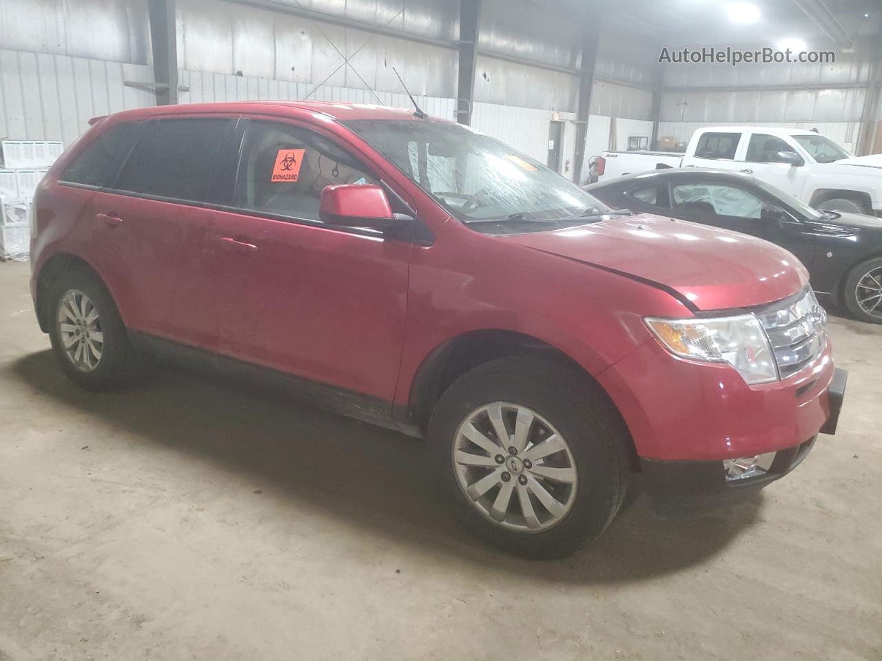 2010 Ford Edge Sel Maroon vin: 2FMDK4JC3ABB55911