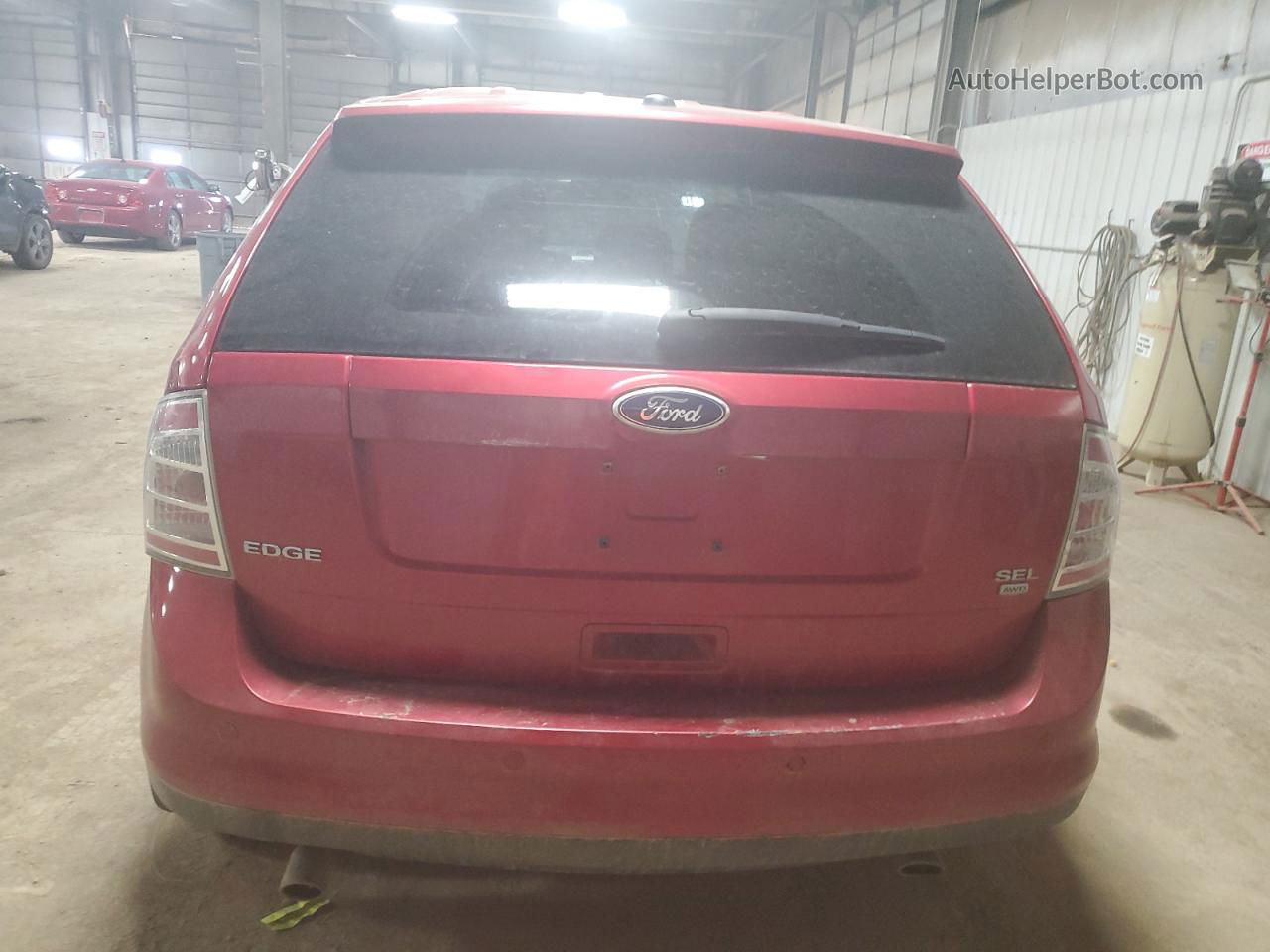 2010 Ford Edge Sel Maroon vin: 2FMDK4JC3ABB55911