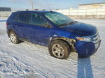 2014 Ford Edge Sel Синий vin: 2FMDK4JC3EBA10566