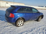 2014 Ford Edge Sel Синий vin: 2FMDK4JC3EBA10566