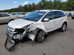 2014 Ford Edge Sel White vin: 2FMDK4JC3EBA32258