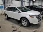 2014 Ford Edge Sel White vin: 2FMDK4JC3EBA53319