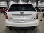 2014 Ford Edge Sel White vin: 2FMDK4JC3EBA53319