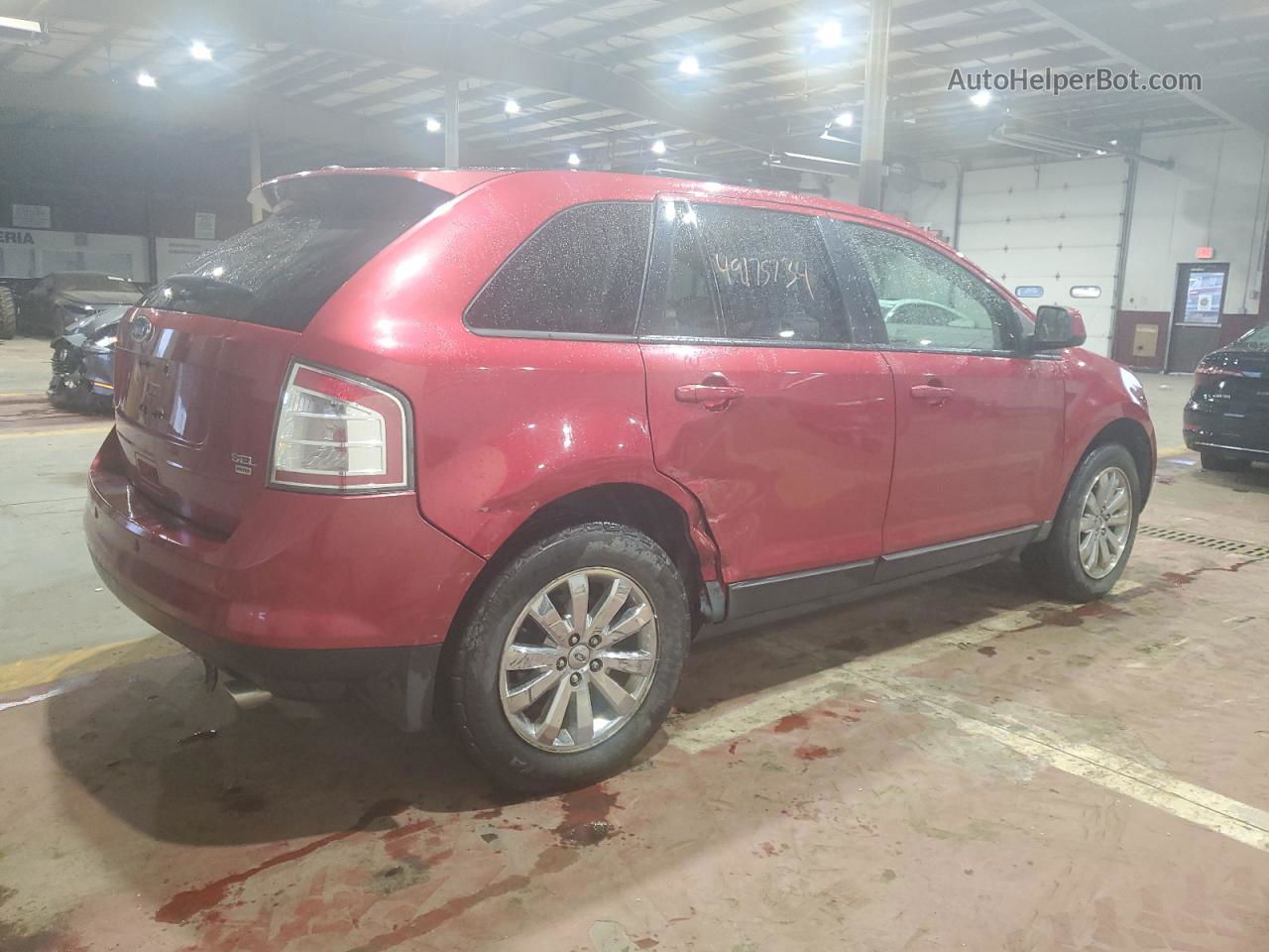 2010 Ford Edge Sel Red vin: 2FMDK4JC4ABA13213