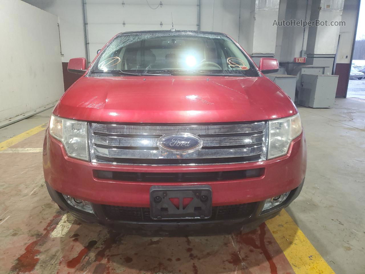 2010 Ford Edge Sel Red vin: 2FMDK4JC4ABA13213