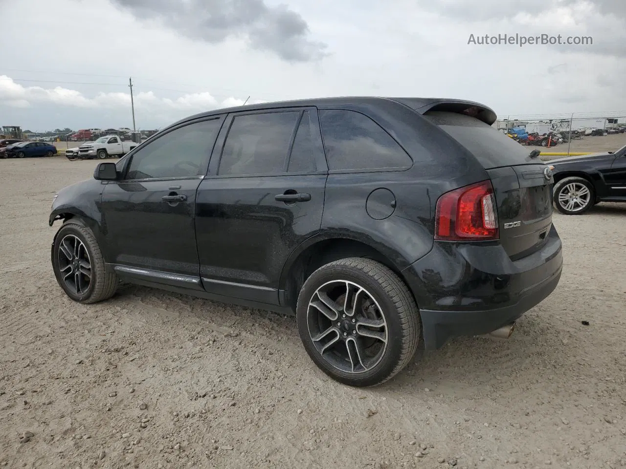 2014 Ford Edge Sel Black vin: 2FMDK4JC4EBA03156