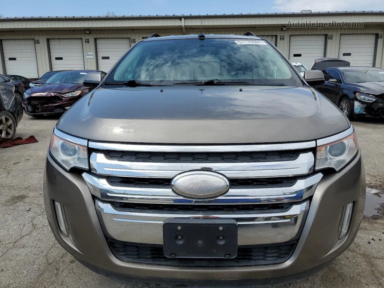 2014 Ford Edge Sel Silver vin: 2FMDK4JC4EBA28817