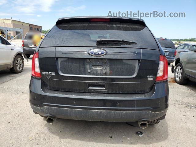 2014 Ford Edge Sel Black vin: 2FMDK4JC4EBA71831