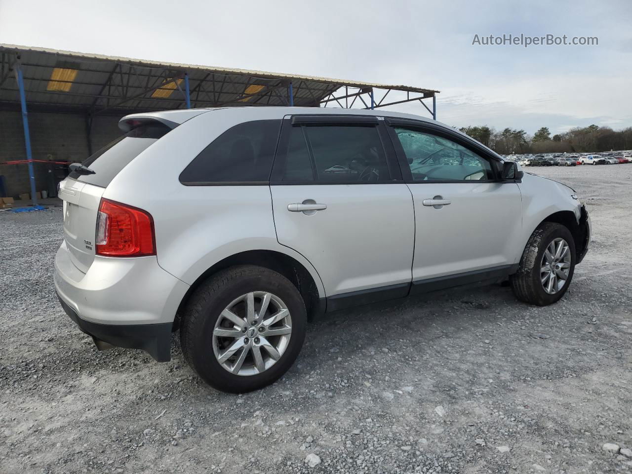 2014 Ford Edge Sel Silver vin: 2FMDK4JC4EBA89648