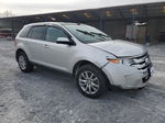 2014 Ford Edge Sel Silver vin: 2FMDK4JC4EBA89648