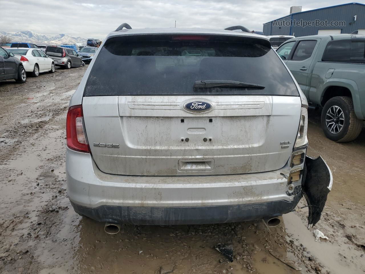 2014 Ford Edge Sel Серый vin: 2FMDK4JC4EBA91528