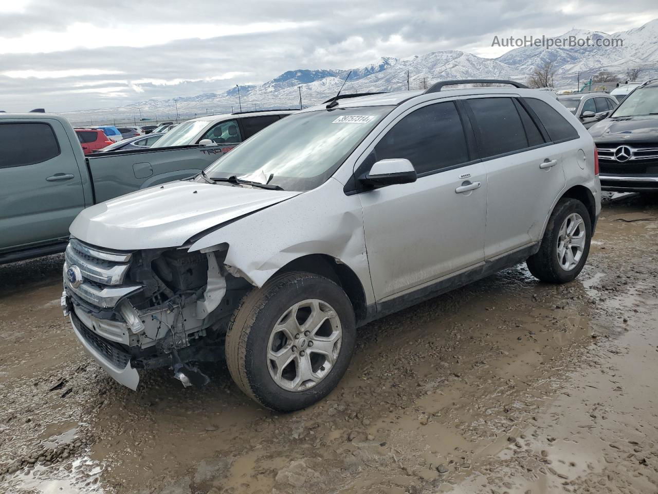 2014 Ford Edge Sel Серый vin: 2FMDK4JC4EBA91528