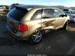 2014 Ford Edge Sel Brown vin: 2FMDK4JC4EBB16086