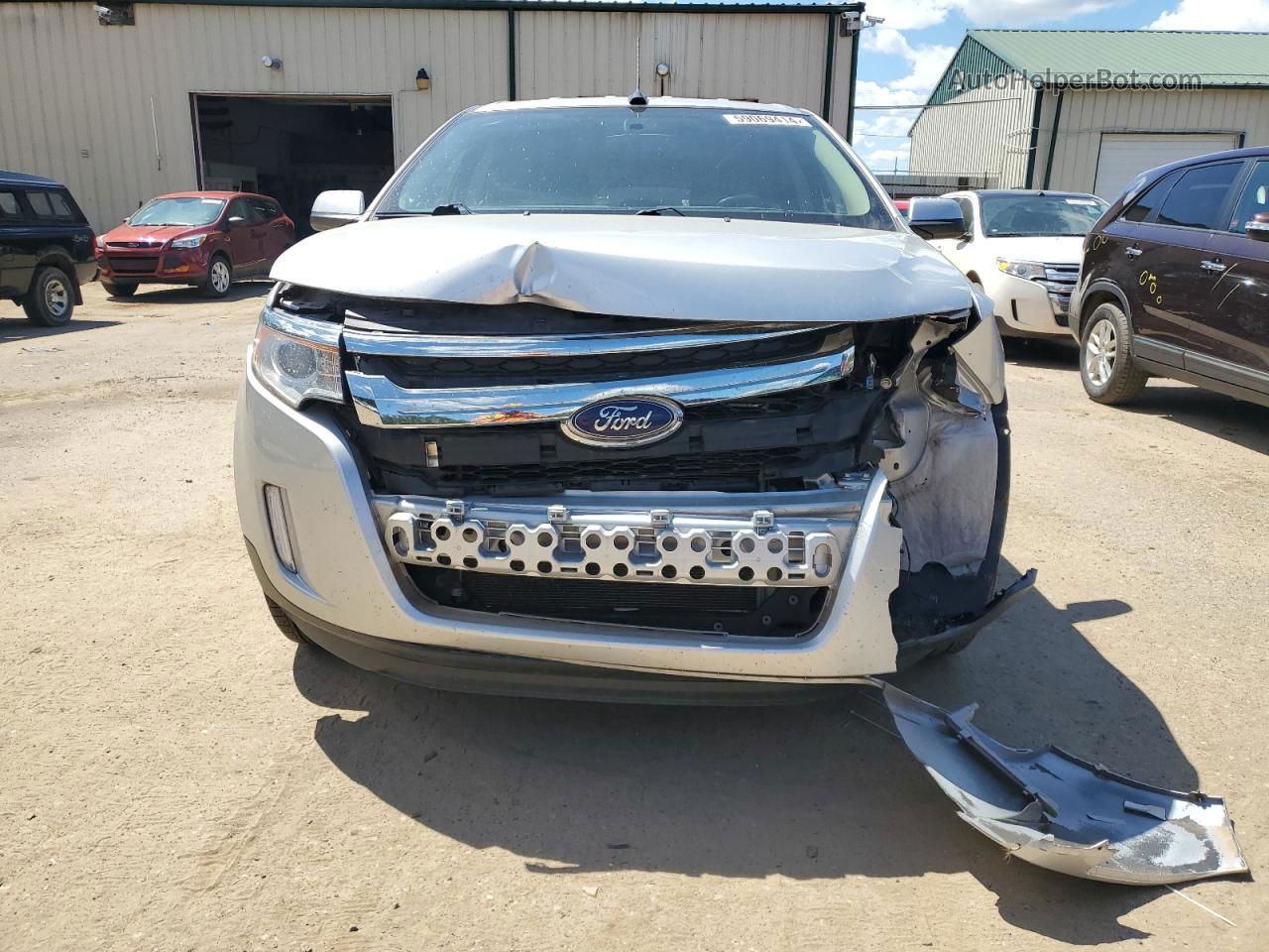 2014 Ford Edge Sel Серебряный vin: 2FMDK4JC4EBB65207