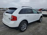 2014 Ford Edge Sel White vin: 2FMDK4JC4EBB86106