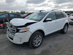 2014 Ford Edge Sel White vin: 2FMDK4JC4EBB86106