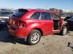 2010 Ford Edge Sel Red vin: 2FMDK4JC5ABA51601