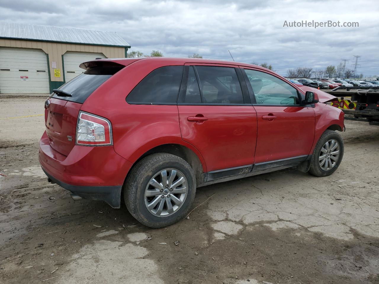 2010 Ford Edge Sel Red vin: 2FMDK4JC5ABA89118