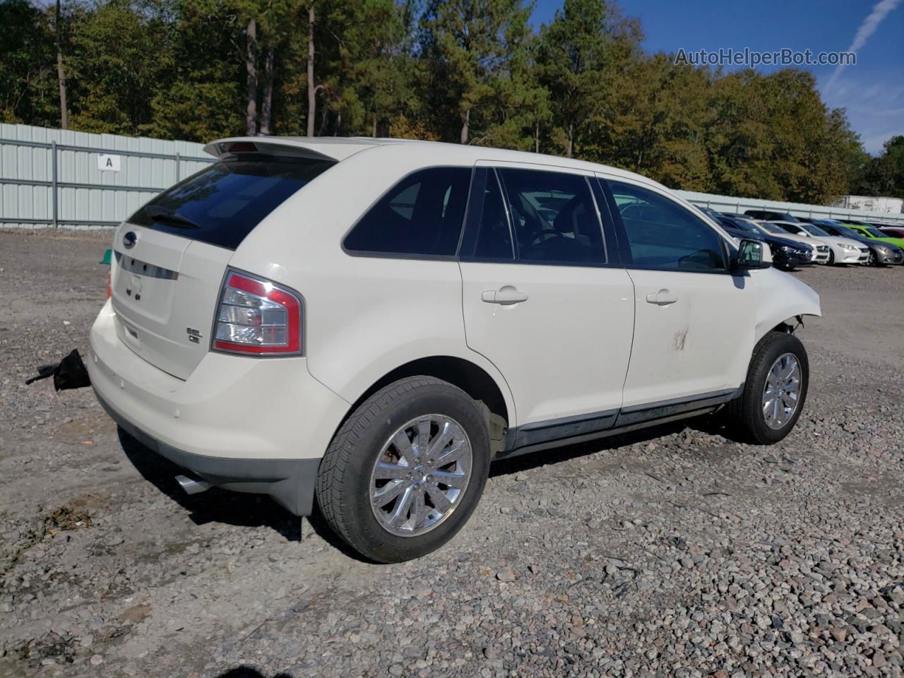 2010 Ford Edge Sel White vin: 2FMDK4JC5ABB07729