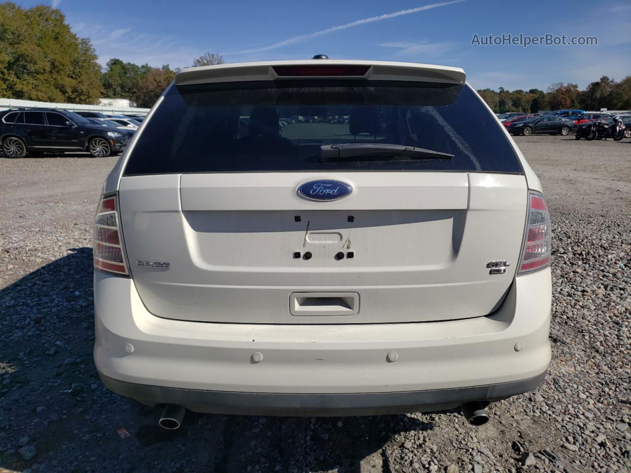 2010 Ford Edge Sel White vin: 2FMDK4JC5ABB07729