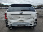 2014 Ford Edge Sel White vin: 2FMDK4JC5EBB26884