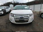 2014 Ford Edge Sel White vin: 2FMDK4JC5EBB28845