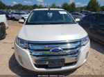 2014 Ford Edge Sel White vin: 2FMDK4JC5EBB82808