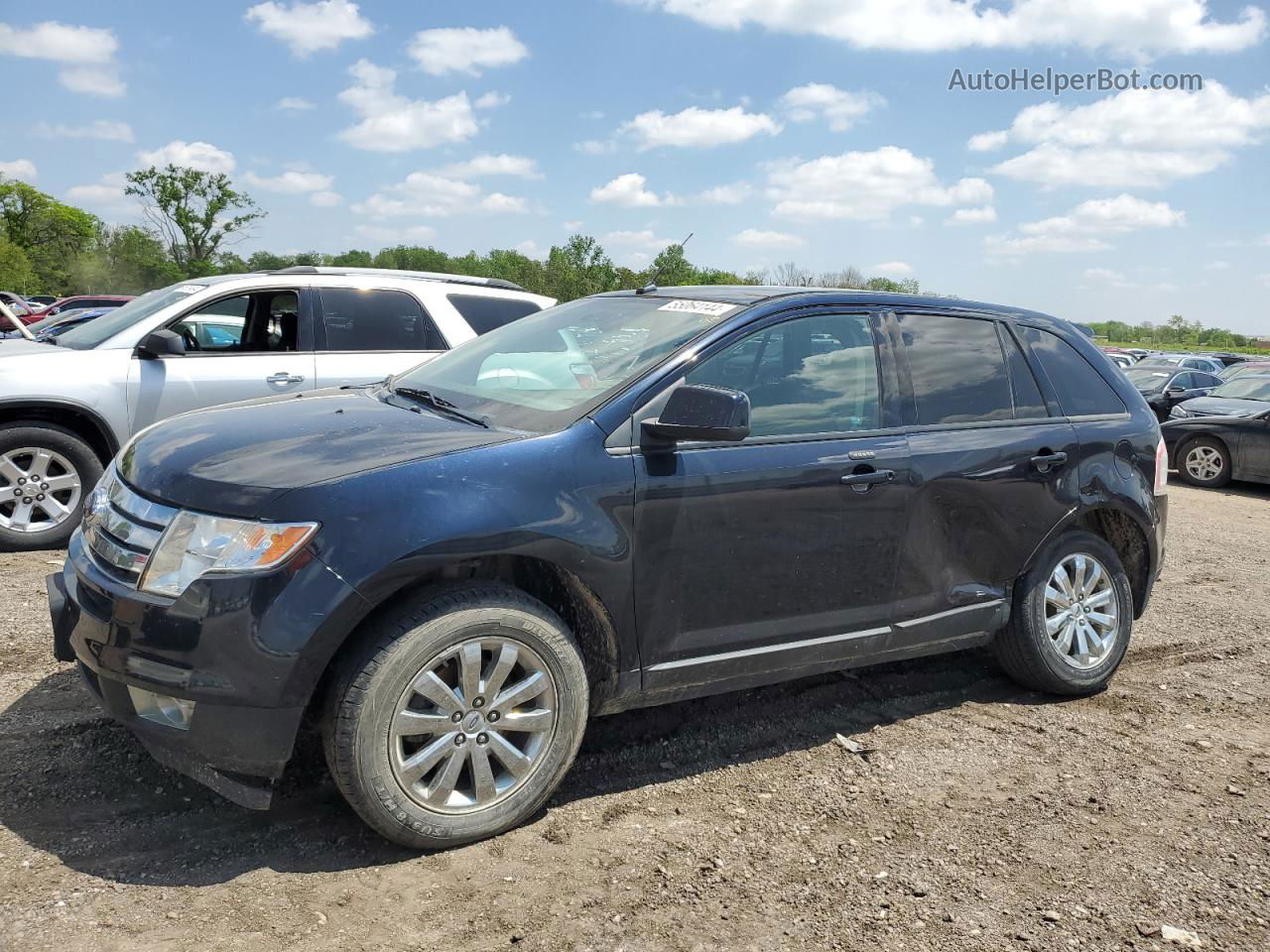 2010 Ford Edge Sel Черный vin: 2FMDK4JC6ABA66740