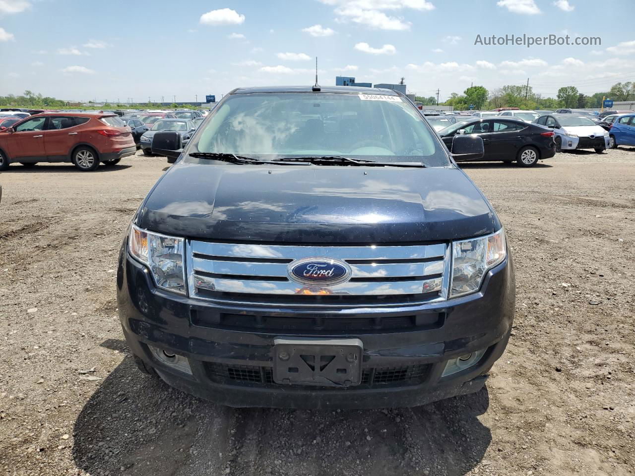 2010 Ford Edge Sel Черный vin: 2FMDK4JC6ABA66740