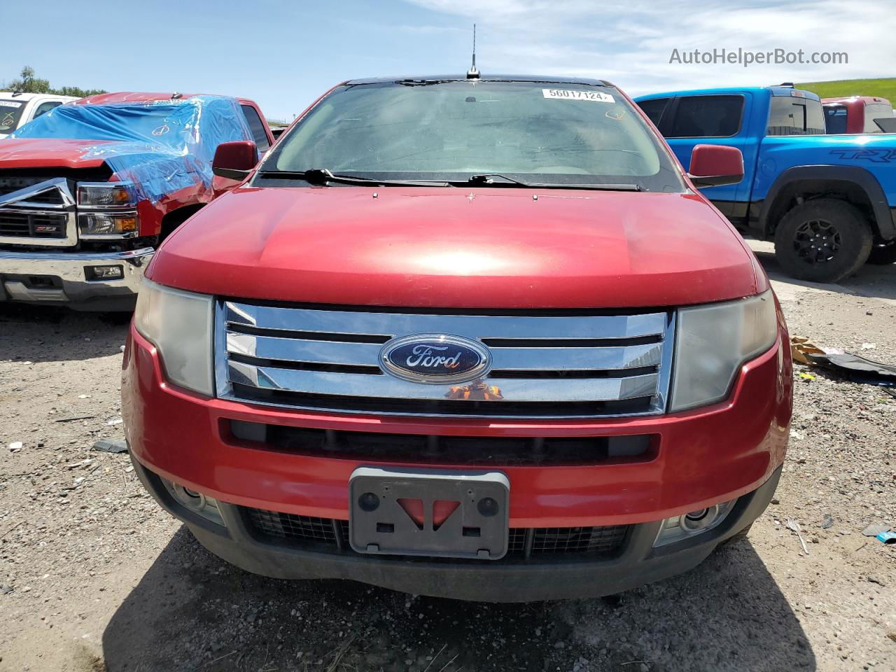 2010 Ford Edge Sel Maroon vin: 2FMDK4JC6ABA76586