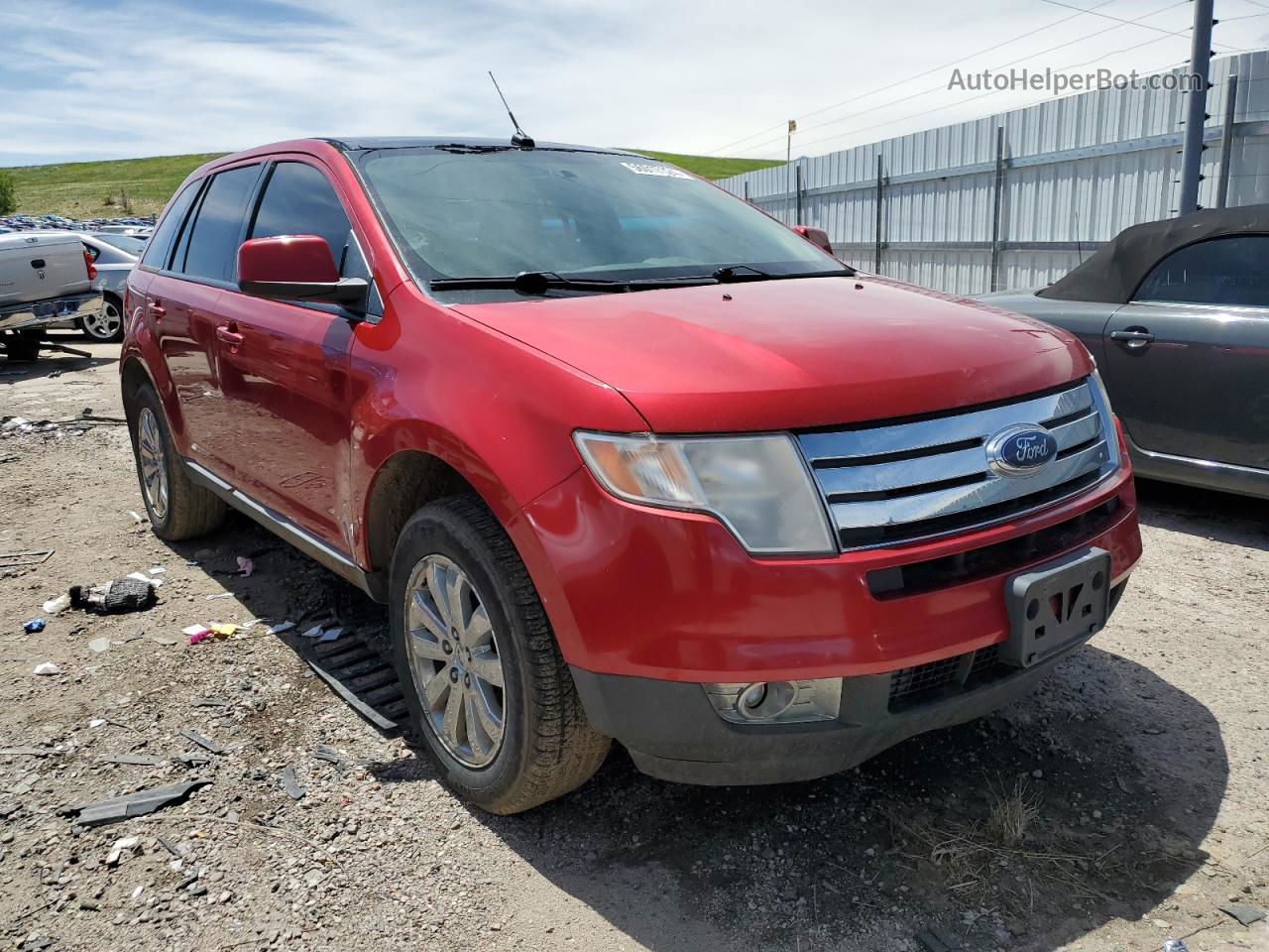 2010 Ford Edge Sel Темно-бордовый vin: 2FMDK4JC6ABA76586