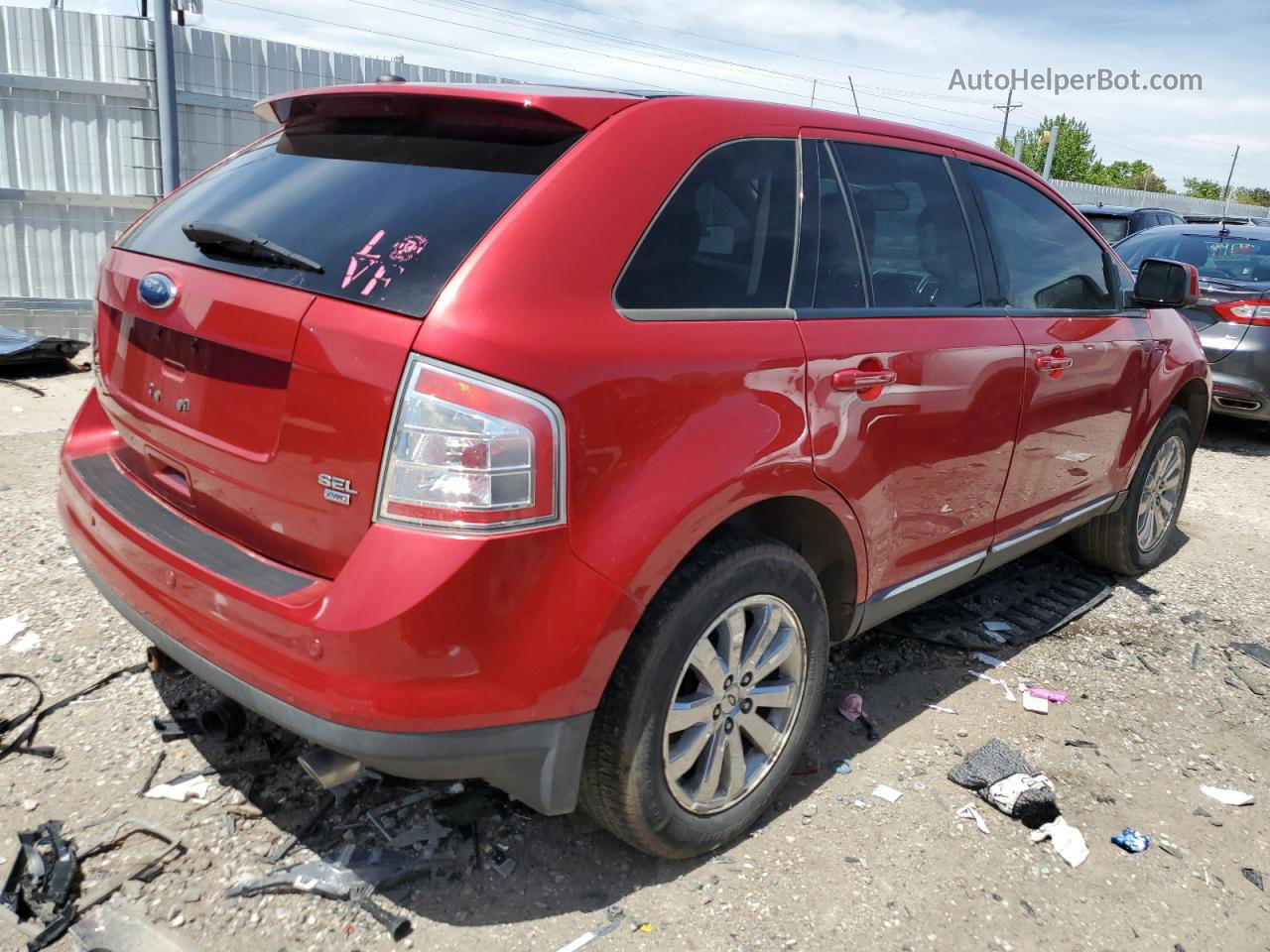 2010 Ford Edge Sel Темно-бордовый vin: 2FMDK4JC6ABA76586